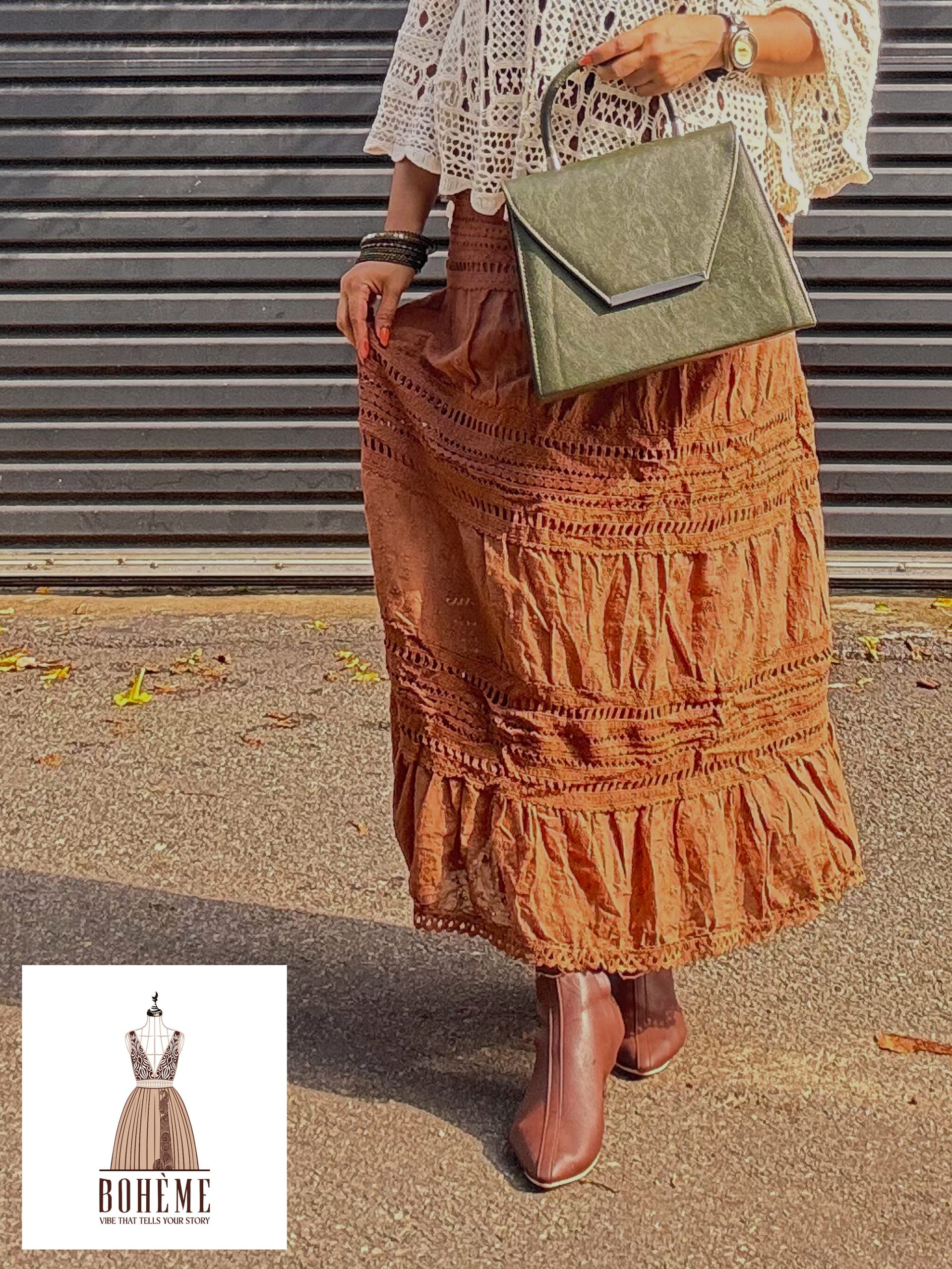 𝑹𝒖𝒔𝒕 𝑬𝒎𝒃𝒆𝒓 𝑳𝒂𝒄𝒆 𝑻𝒊𝒆𝒓𝒆𝒅 𝑺𝒌𝒊𝒓𝒕 - Image 3