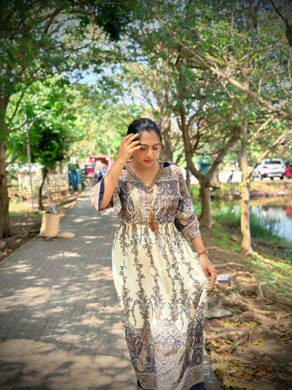 Boho Printed Maxi Dress-Elegant Long Dress