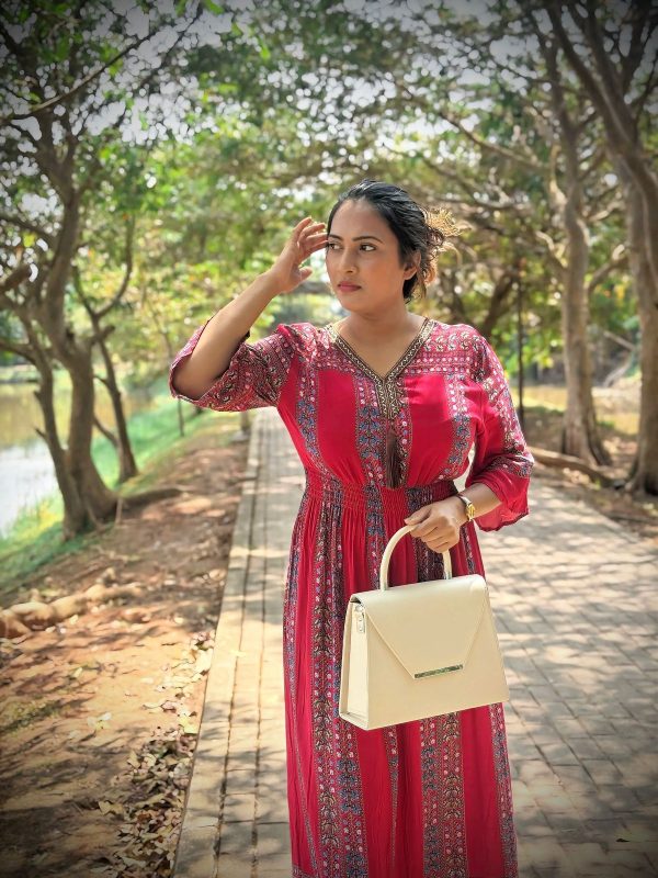 Boho Printed Maxi Dress-Elegant Long Dress