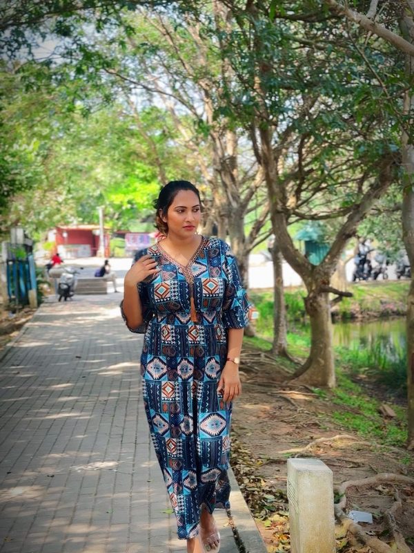 Boho Printed Maxi Dress-Elegant Long Dress